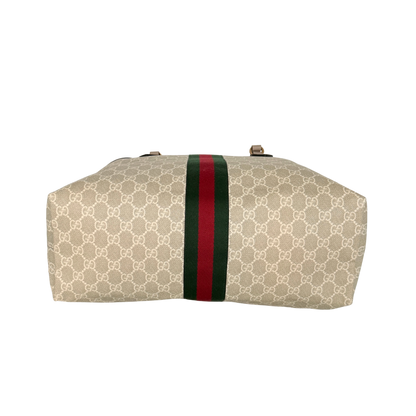 Gucci Großer Ophidia Shopper Beige / neuwertig Gucci