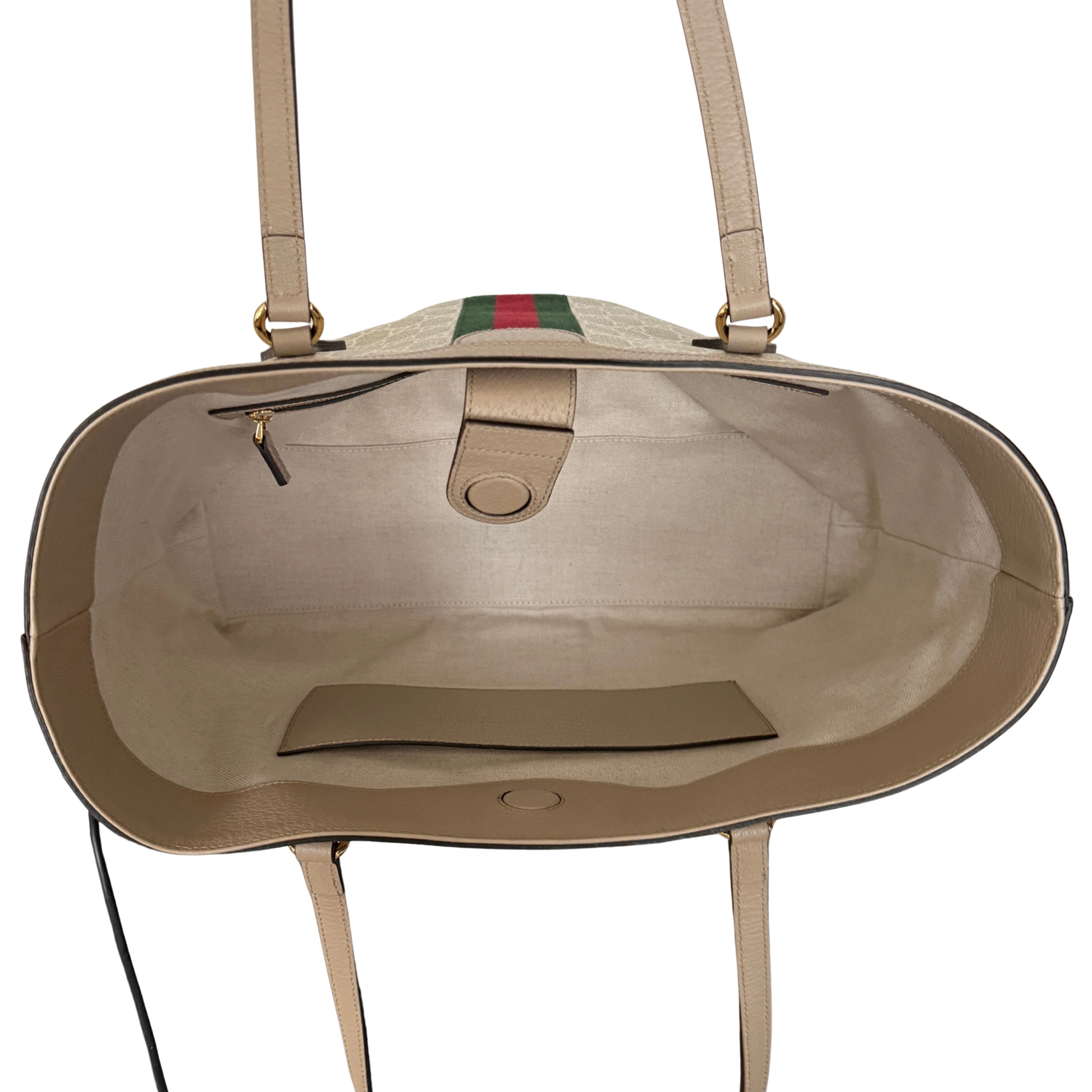 Gucci Großer Ophidia Shopper Beige / neuwertig Gucci