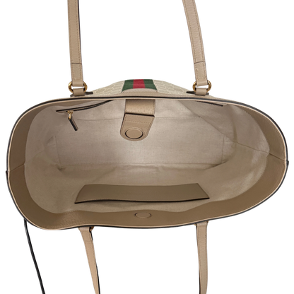 Gucci Großer Ophidia Shopper Beige / neuwertig Gucci