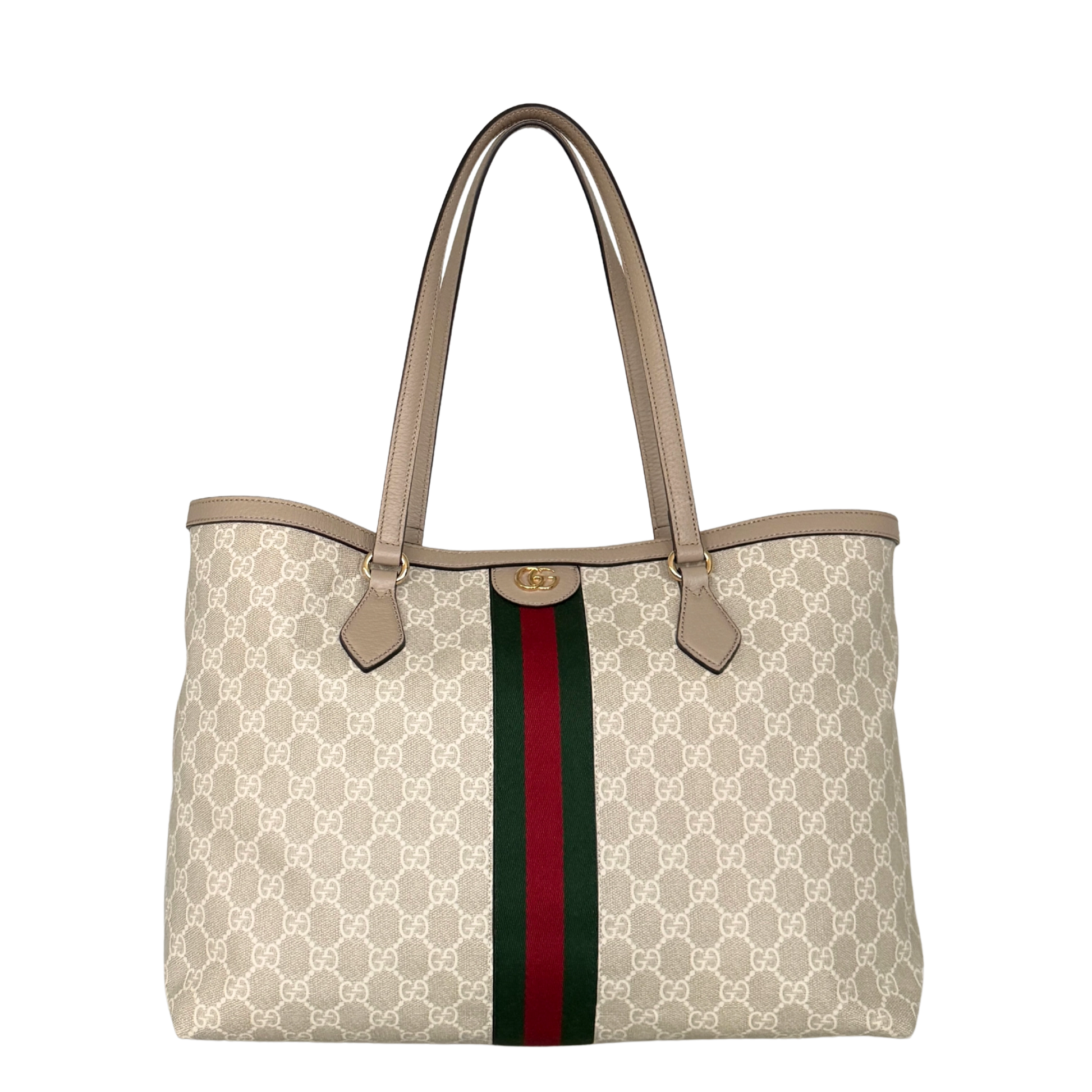 Gucci Großer Ophidia Shopper Beige / neuwertig Gucci