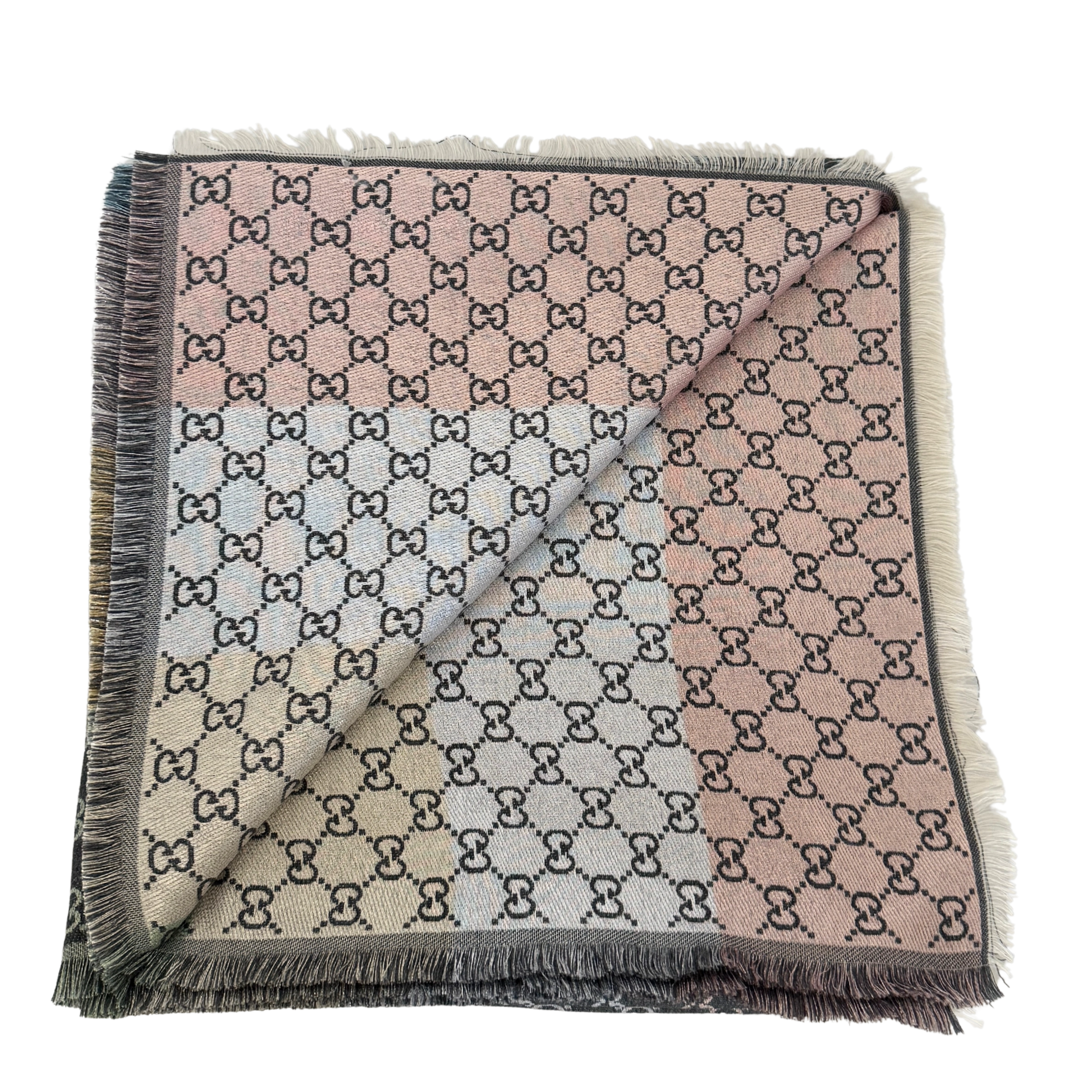 Gucci GG Rainbow Schal Multicolor / sehr gut Gucci