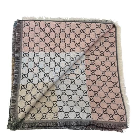 Gucci GG Rainbow Schal Multicolor / sehr gut Gucci