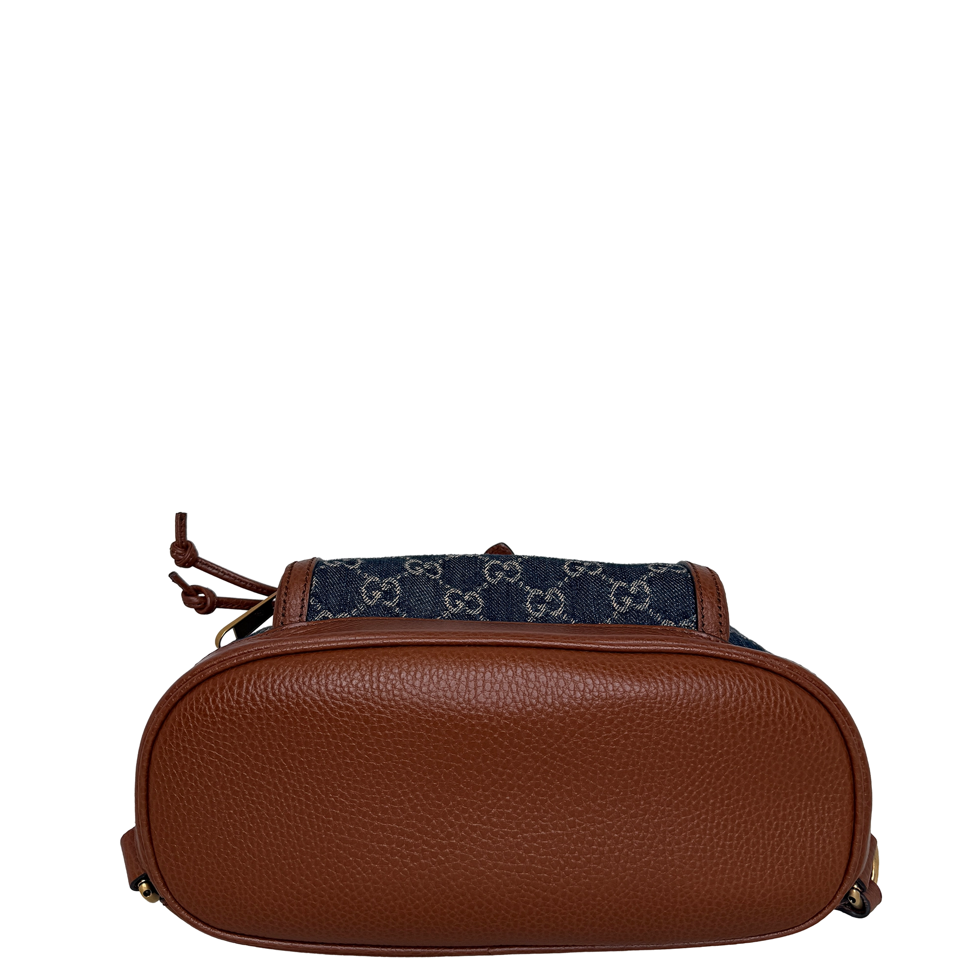 Gucci New Denim GG Monogram Retro Rucksack blau / neuwertig Gucci