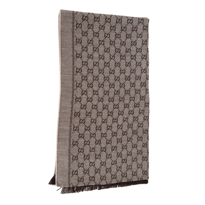Gucci Schal aus Wolle Braun / ungetragen Gucci