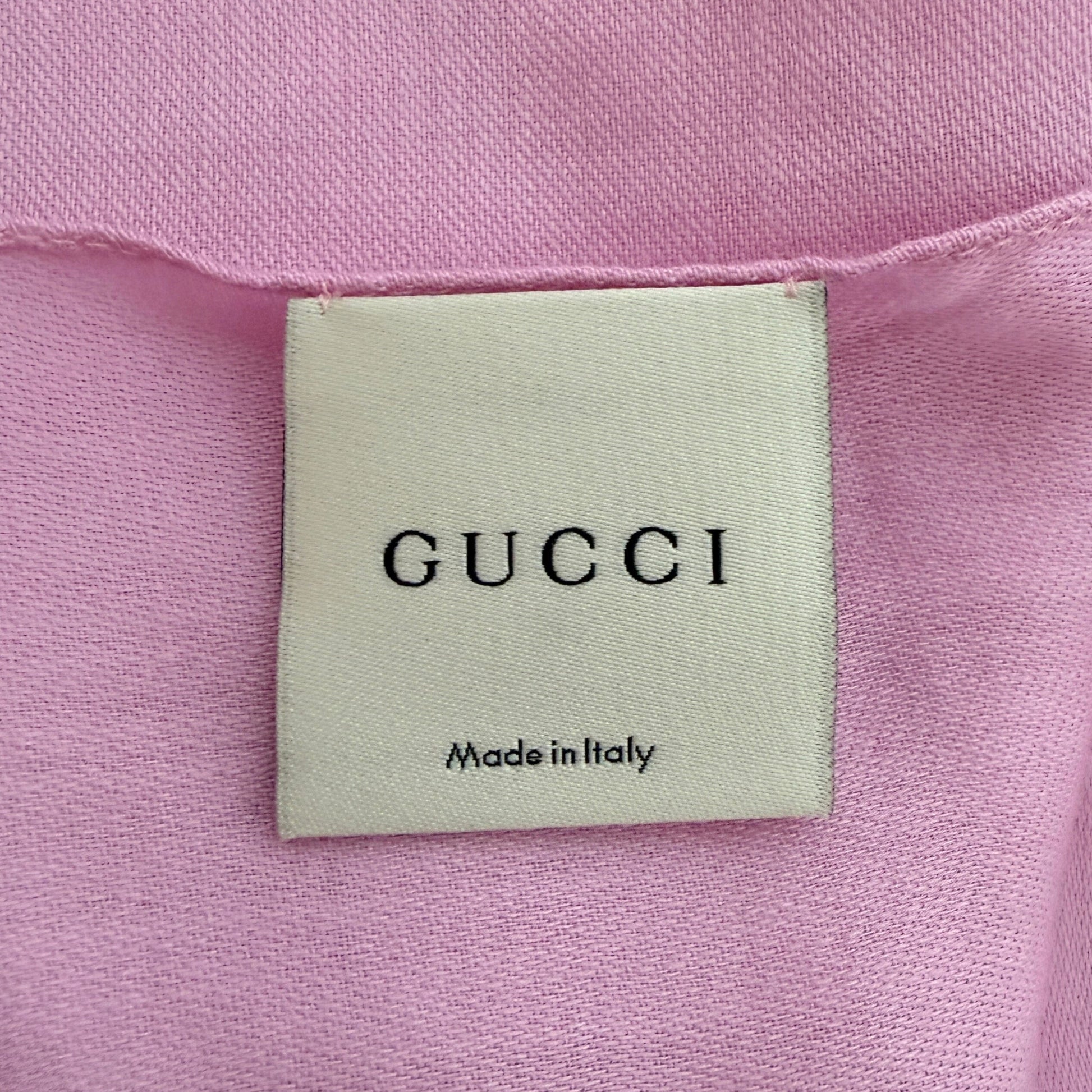 Gucci Schal aus Wolle und Seide Rosa / sehr gut Gucci