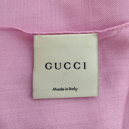Gucci Schal aus Wolle und Seide Rosa / sehr gut Gucci
