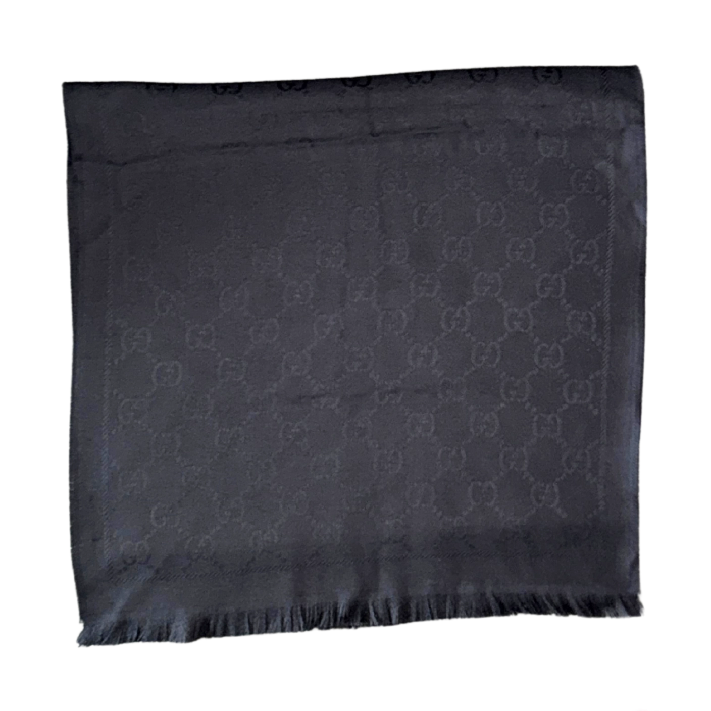 Gucci Schal aus Wolle Schwarz / neuwertig Gucci