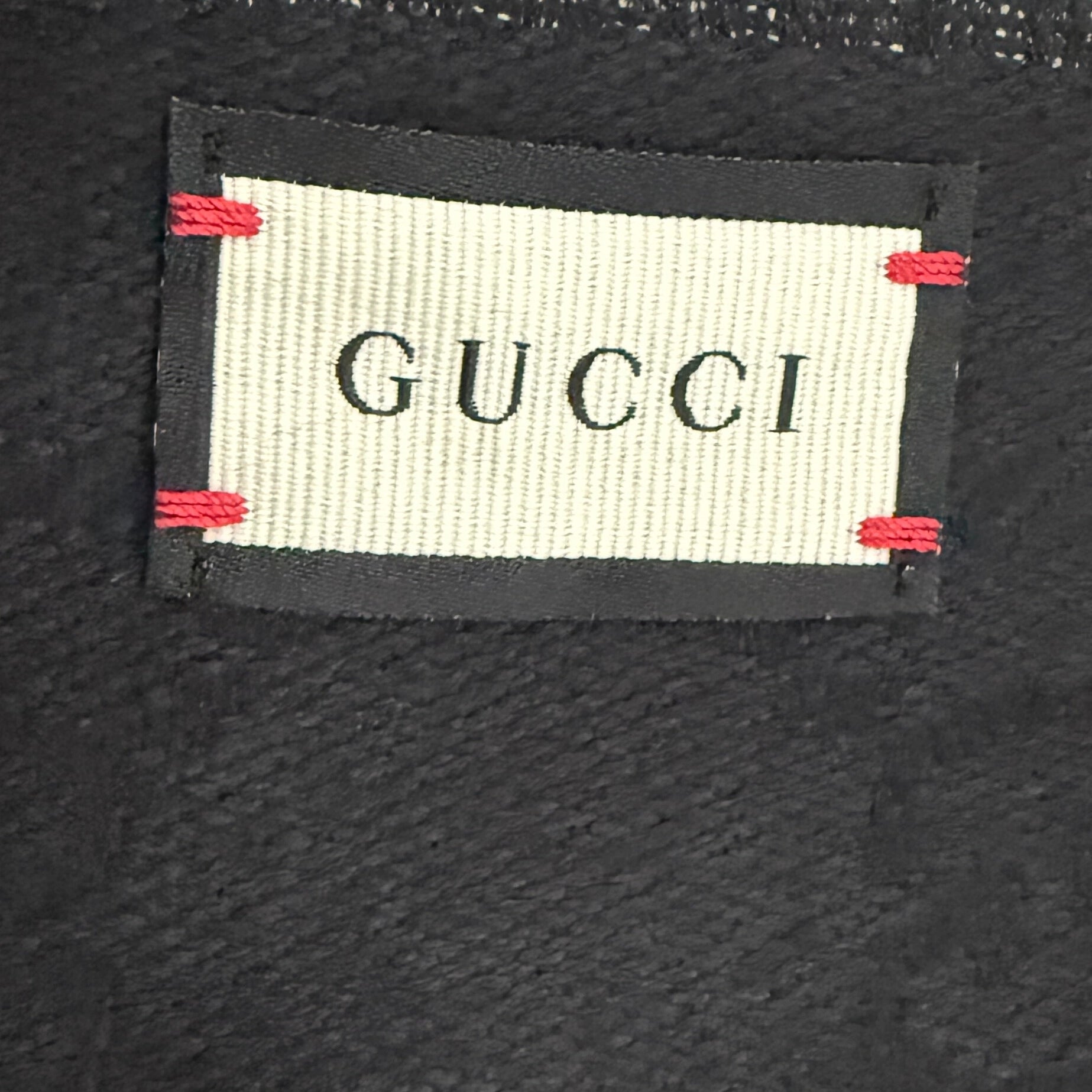 Gucci Schal aus Wolle Schwarz / neuwertig Gucci