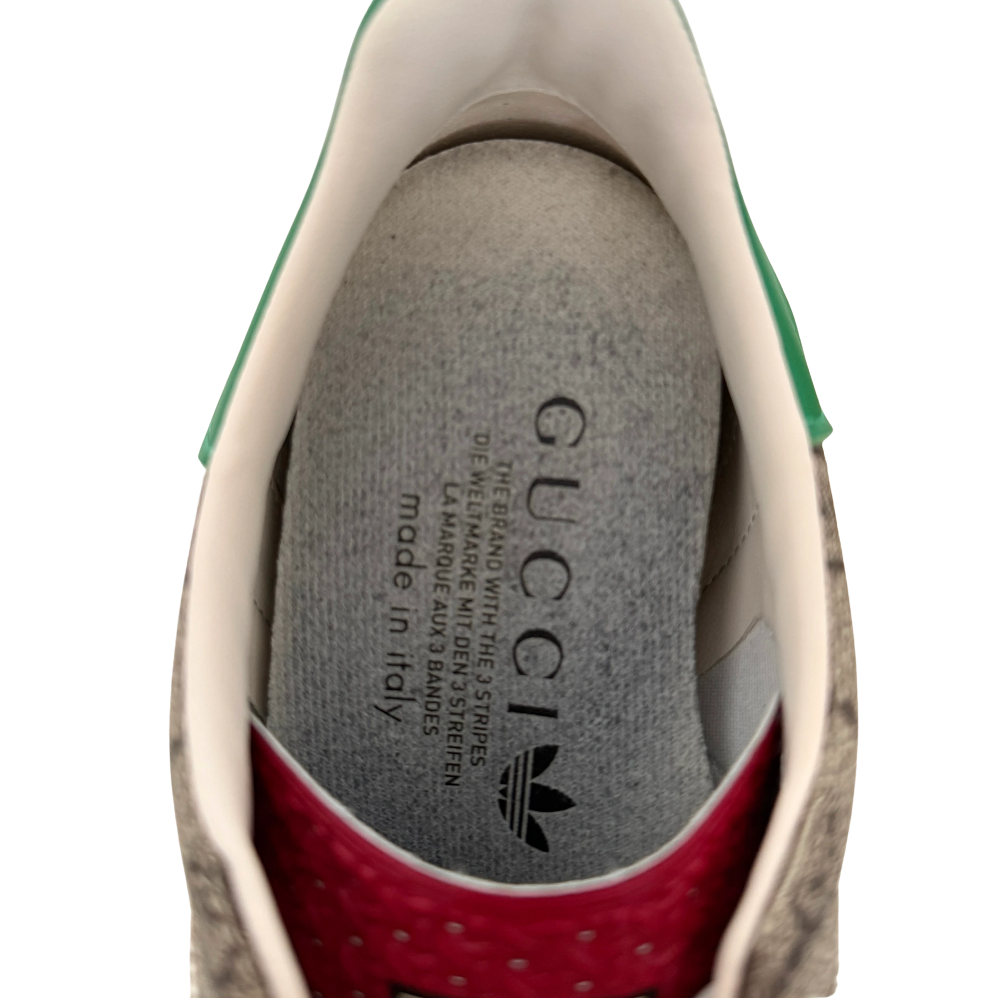 Adidas x Gucci Gazelle Wedge Beige GG Monogram Größe 38 Braun / sehr gut Gucci