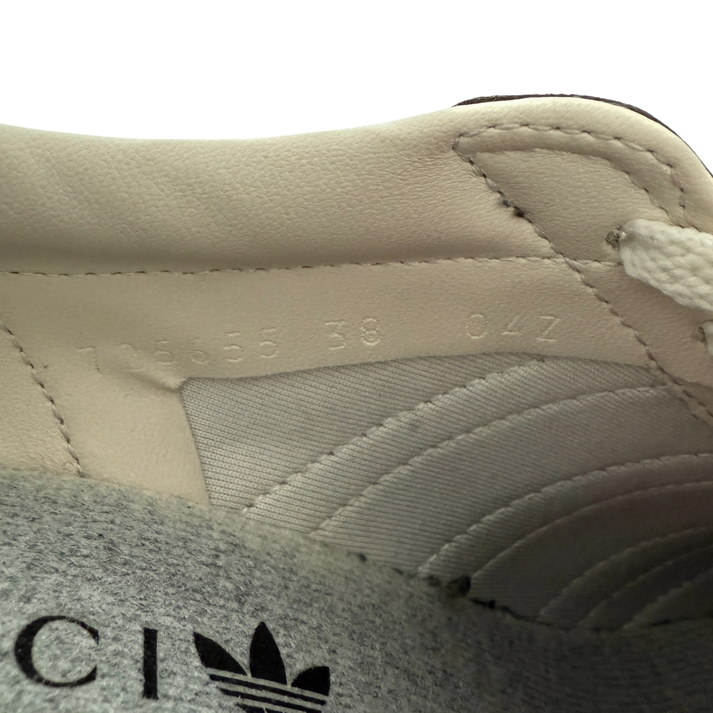 Adidas x Gucci Gazelle Wedge Beige GG Monogram Größe 38 Braun / sehr gut Gucci