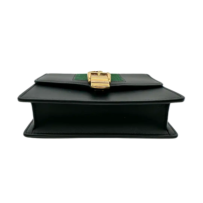 Gucci Super Mini Sylvie Chain Schultertasche Leder / sehr gut Gucci