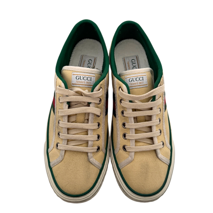 Gucci Tennis 1977 Low-Top-Sneaker Größe 40 Beige Fullset / neuwertig Gucci
