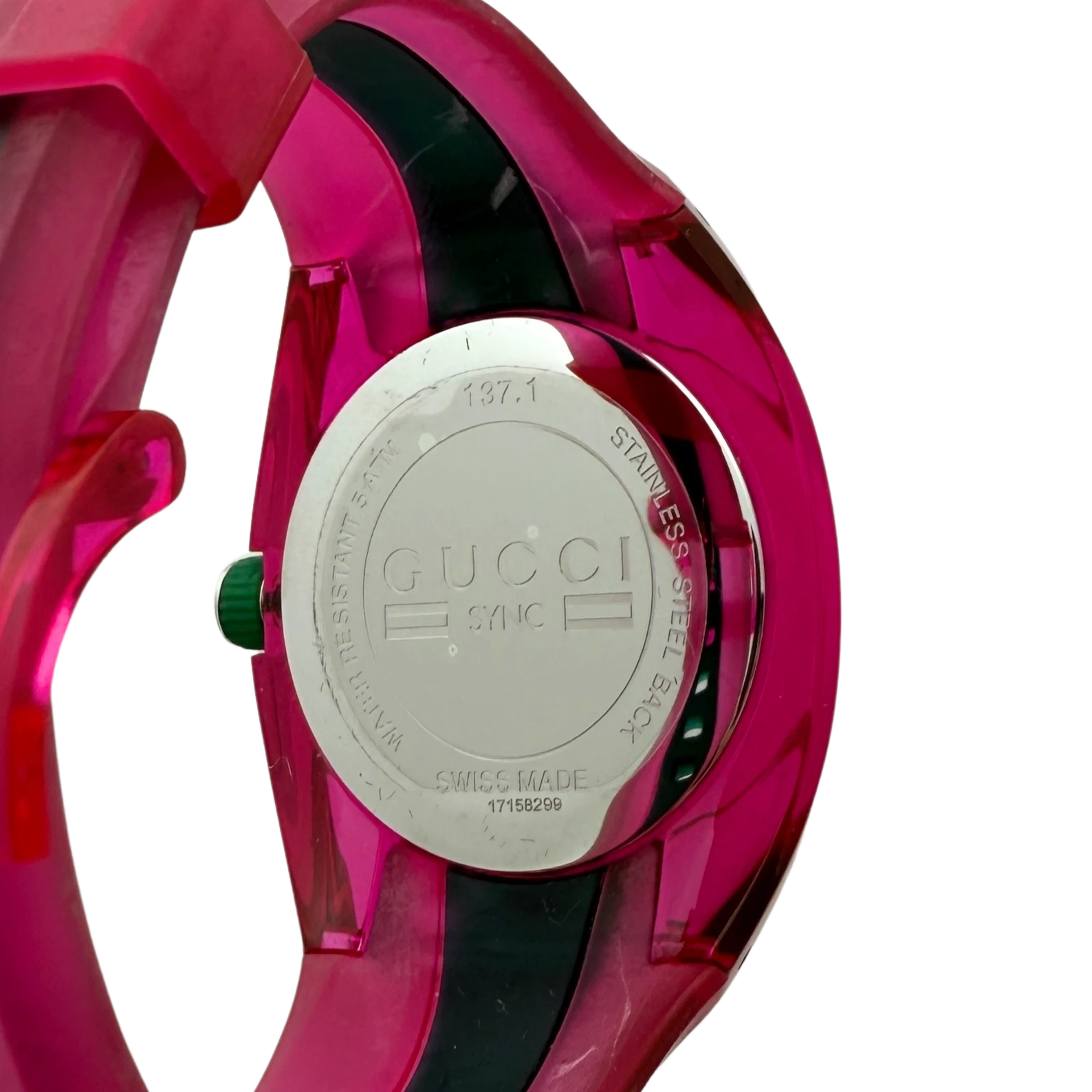 Gucci Sync XXL (Modell YA137103) Pink / gut Echtheitscheck