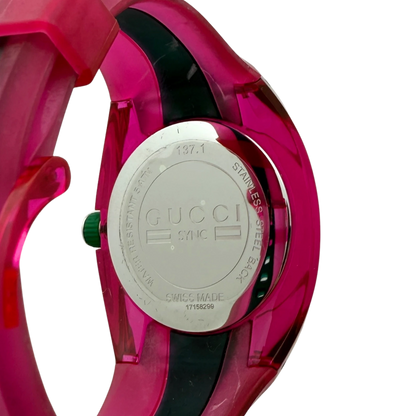 Gucci Sync XXL (Modell YA137103) Pink / gut Echtheitscheck