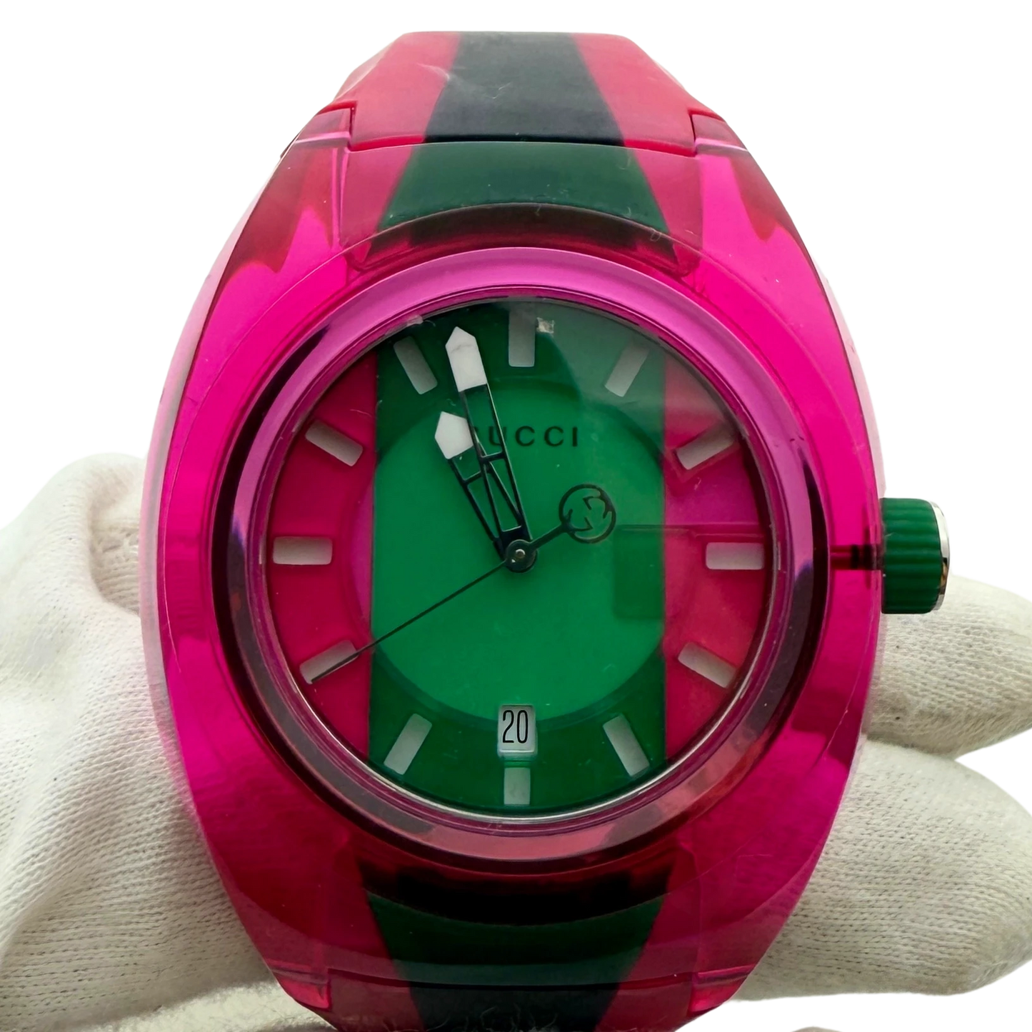 Gucci Sync XXL (Modell YA137103) Pink / gut Echtheitscheck