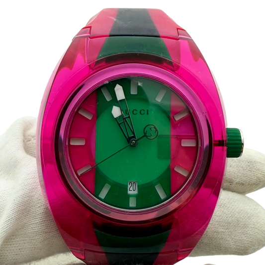 Gucci Sync XXL (Modell YA137103) Pink / gut Echtheitscheck