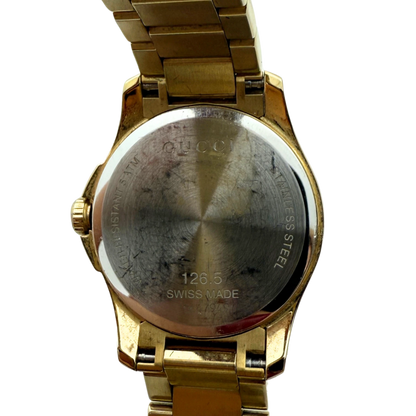 Gucci G-Timeless Damenuhr (YA126553) Gold / sehr gut Gucci