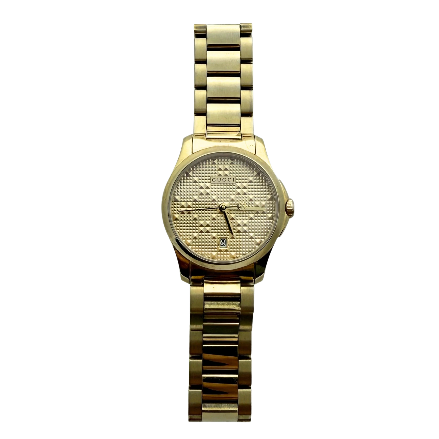 Gucci G-Timeless Damenuhr (YA126553) Gold / sehr gut Gucci