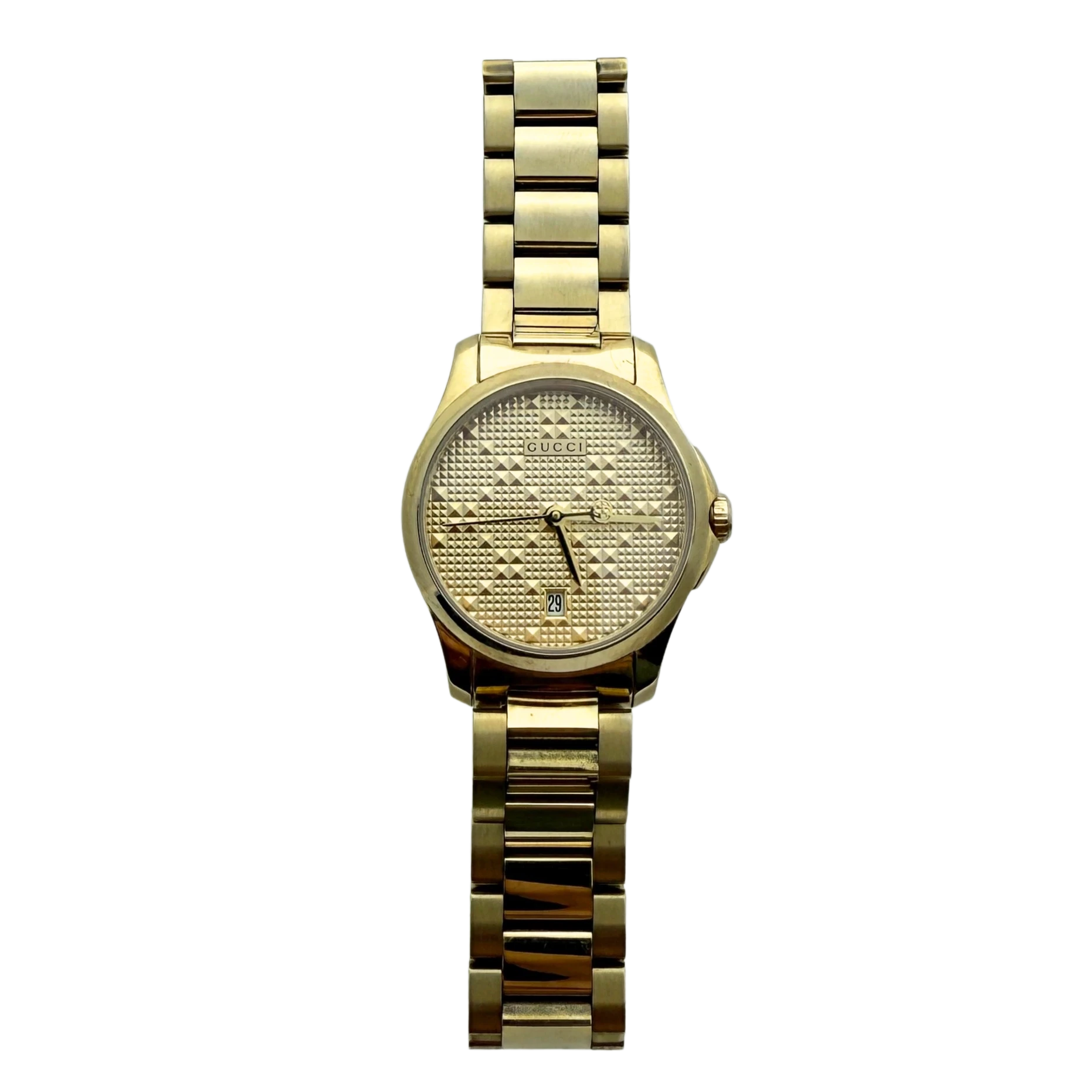 Gucci G-Timeless Damenuhr (YA126553) Gold / sehr gut Gucci