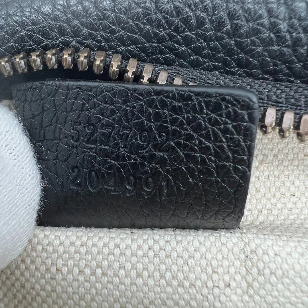 Gucci Print Belt Bag Bauchtasche Vintage Logo klein schwarz / sehr gut Gucci