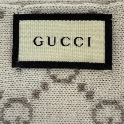 Gucci GG Schal aus Wolle Beige / neuwertig Gucci