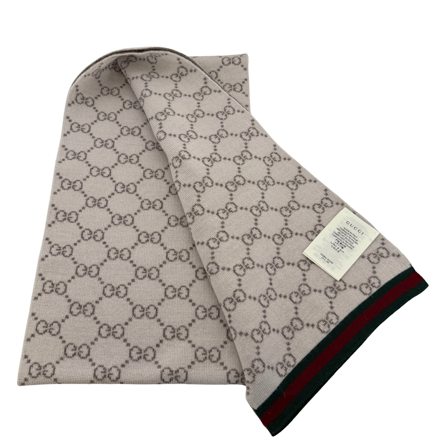 Gucci GG Schal aus Wolle Beige / neuwertig Gucci