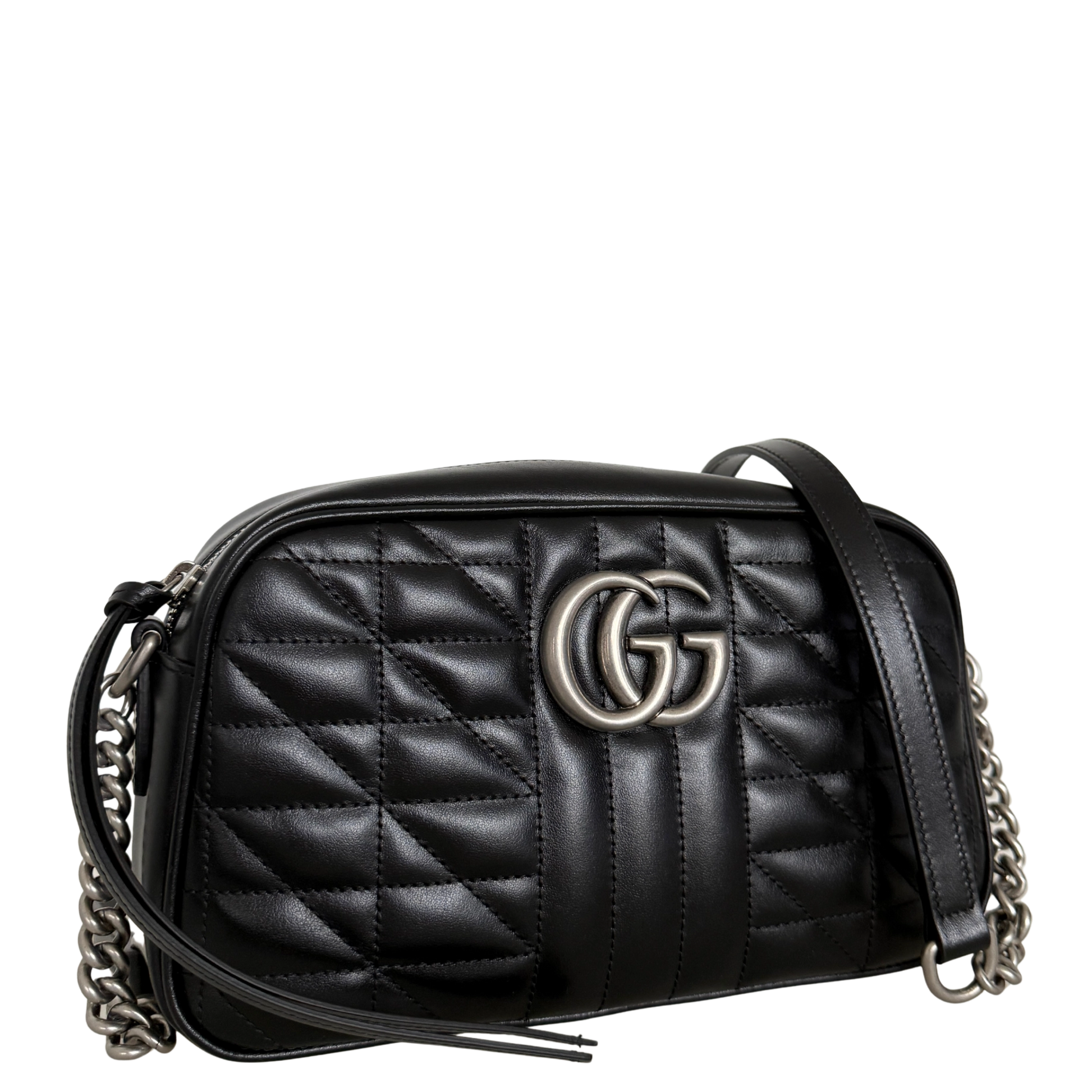 Gucci GG Marmont Kleine Camera Bag Schwarz / neuwertig Gucci