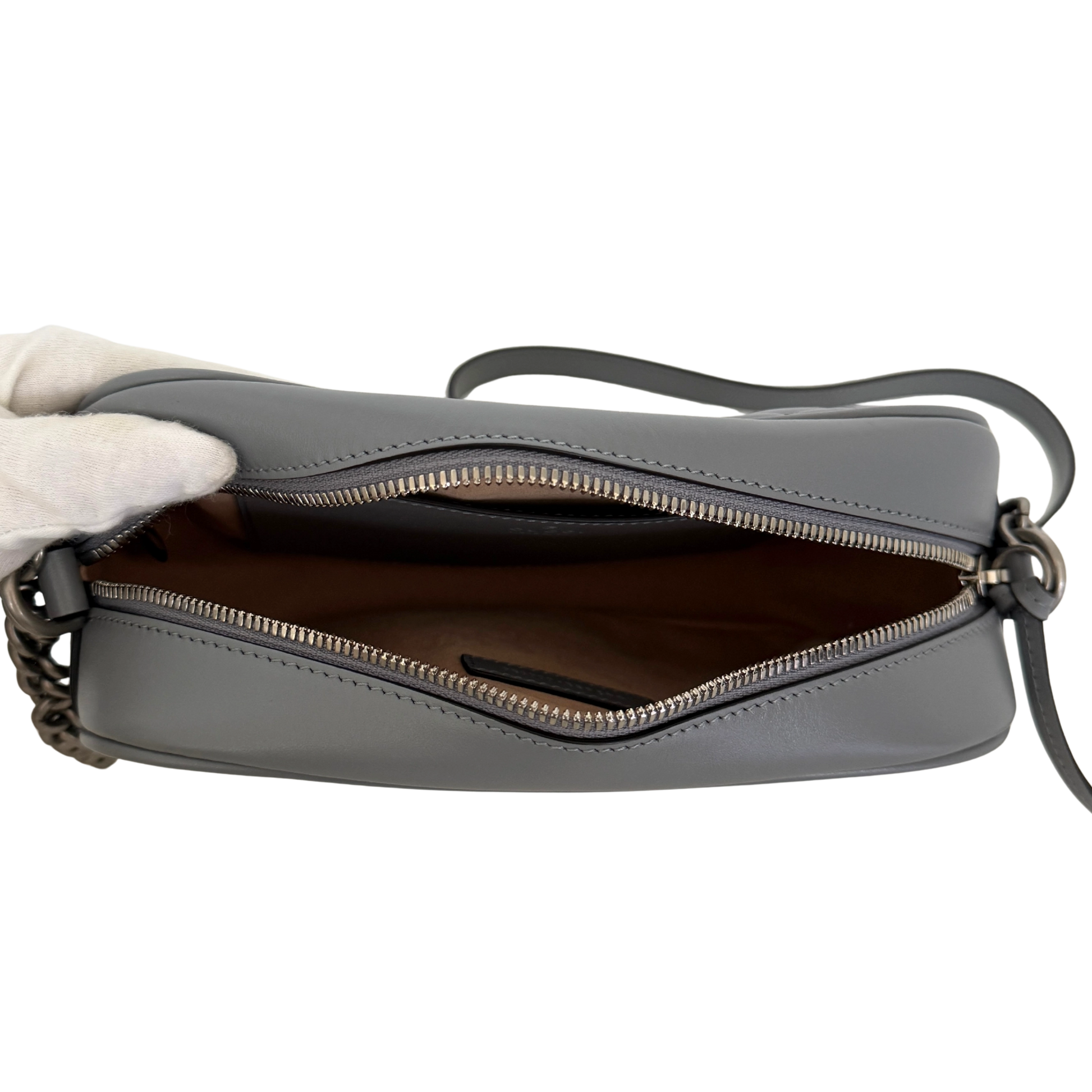 Gucci GG Marmont Umhängetasche Grau / sehr gut Gucci