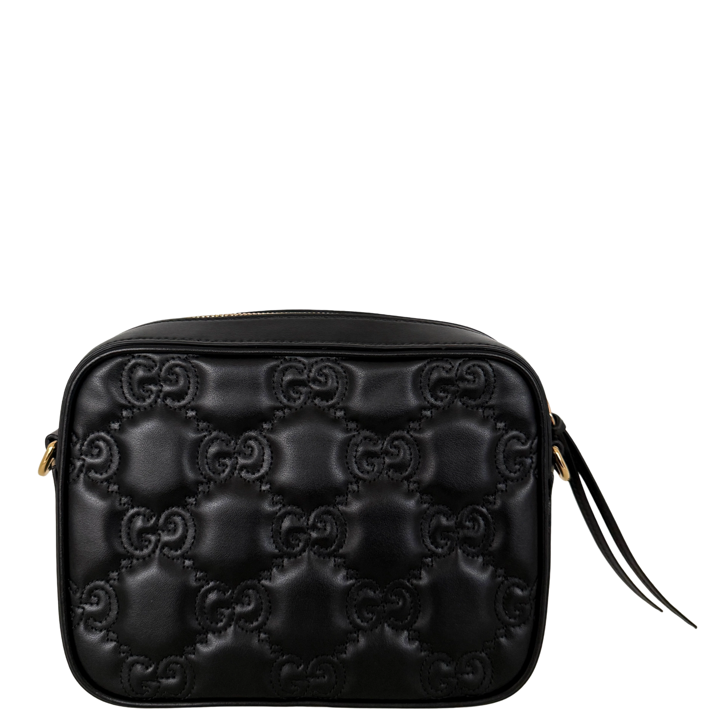 Gucci GG Matelassé Umhängetasche Schwarz / sehr gut Gucci