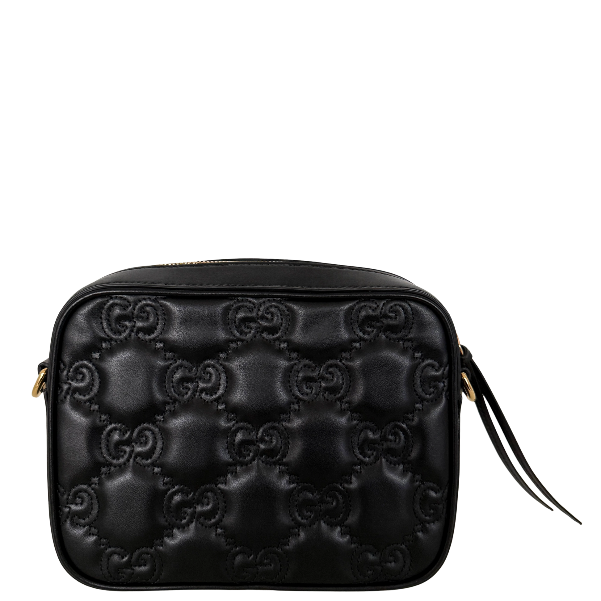 Gucci GG Matelassé Umhängetasche Schwarz / sehr gut Gucci