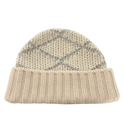 Louis Vuitton Strickmütze Beanie Beige  / sehr gut Louis Vuitton