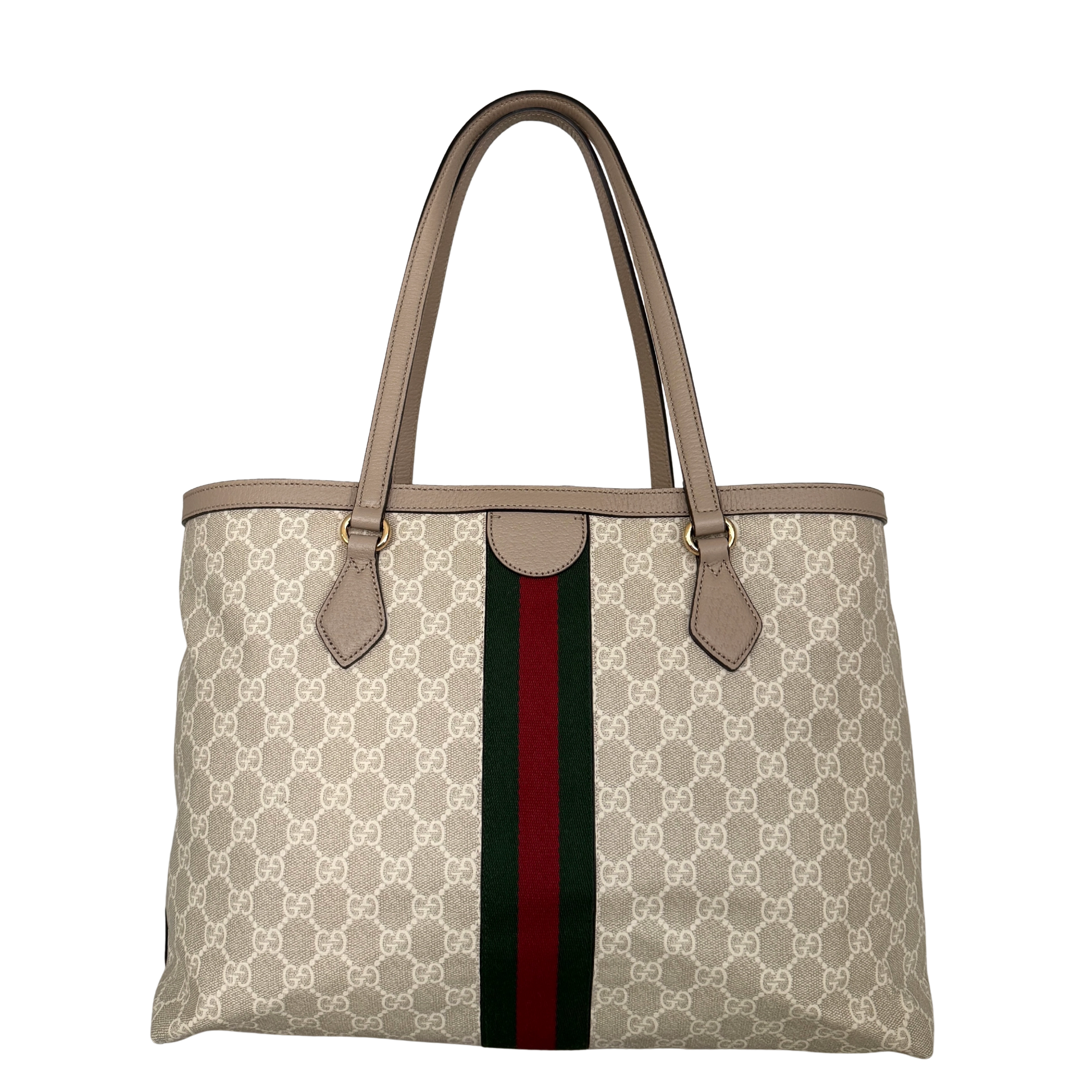Gucci Großer Ophidia Shopper Beige / neuwertig Gucci