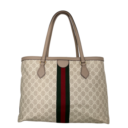 Gucci Großer Ophidia Shopper Beige / neuwertig Gucci