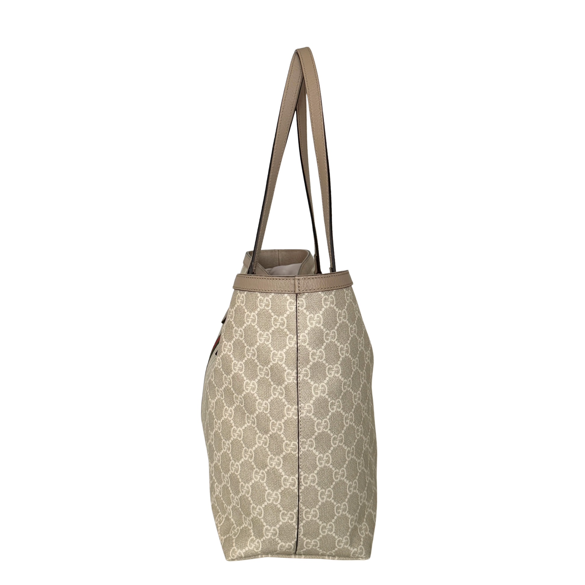 Gucci Großer Ophidia Shopper Beige / neuwertig Gucci