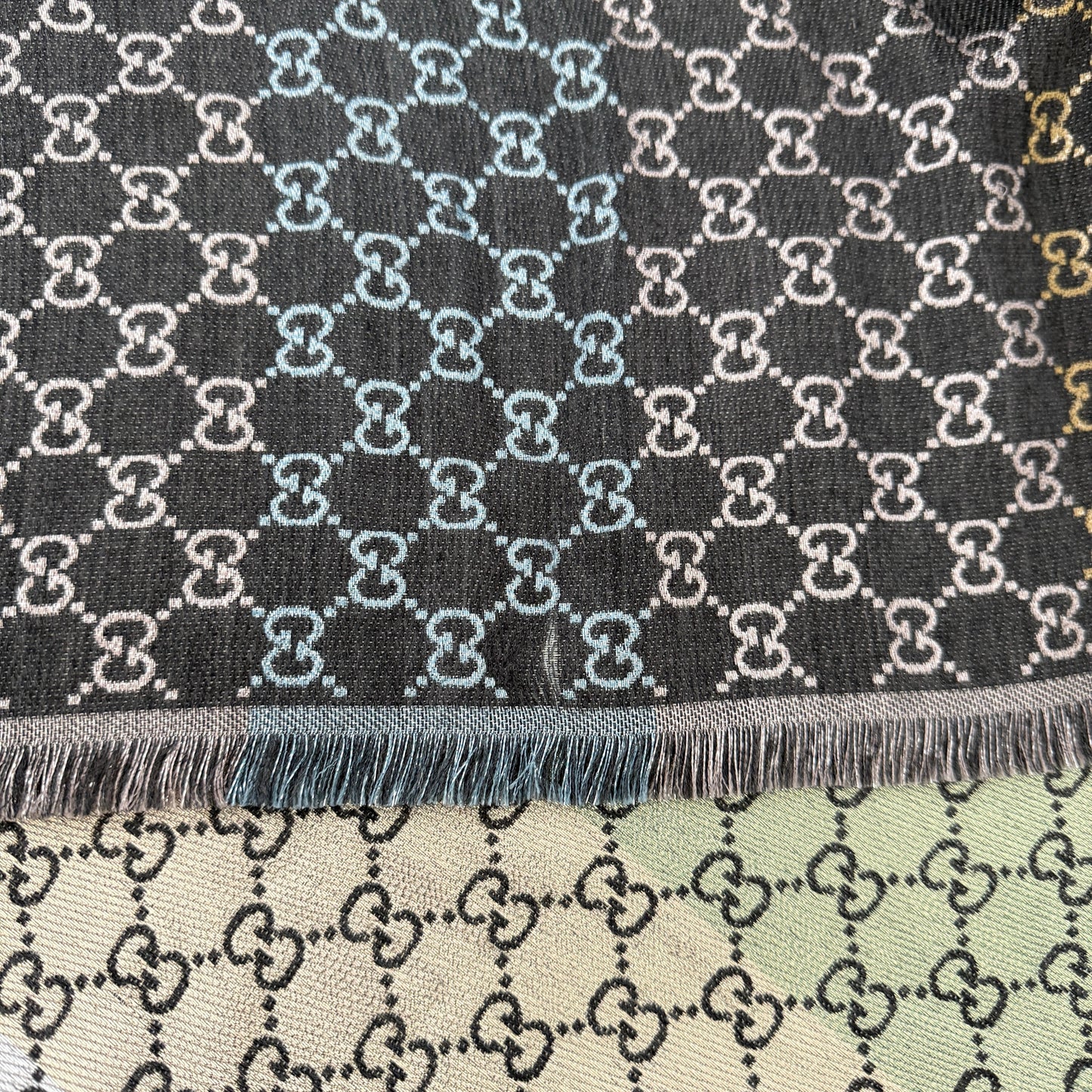 Gucci GG Rainbow Schal Multicolor / sehr gut Gucci