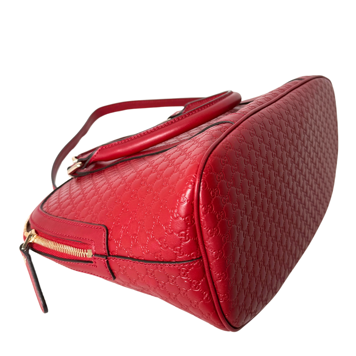 Gucci Mittelgroße Microguccissima Dome Handtasche Rot / sehr gut Gucci
