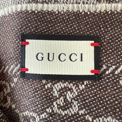 Gucci Schal aus Wolle Braun / ungetragen Gucci
