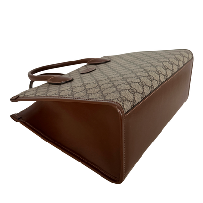 Gucci GG Supreme Monogram Small Tote Bag Braun / sehr gut Gucci