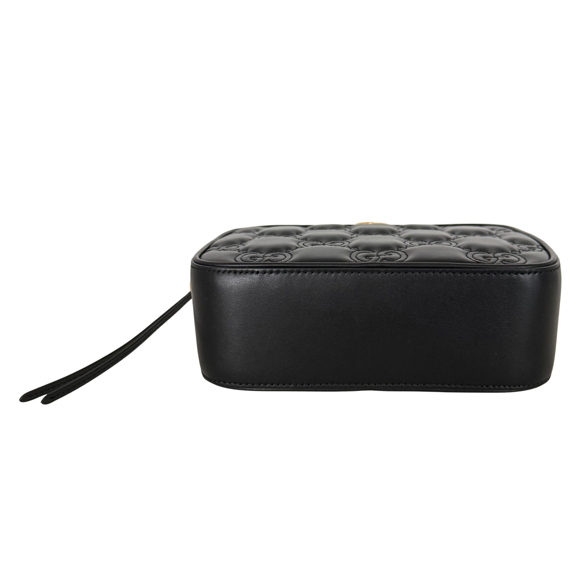 Gucci GG Matelassé Umhängetasche Schwarz / sehr gut Gucci