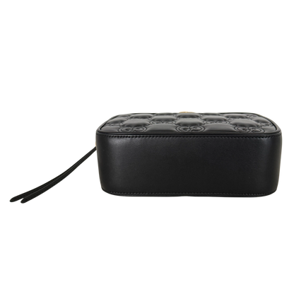 Gucci GG Matelassé Umhängetasche Schwarz / sehr gut Gucci