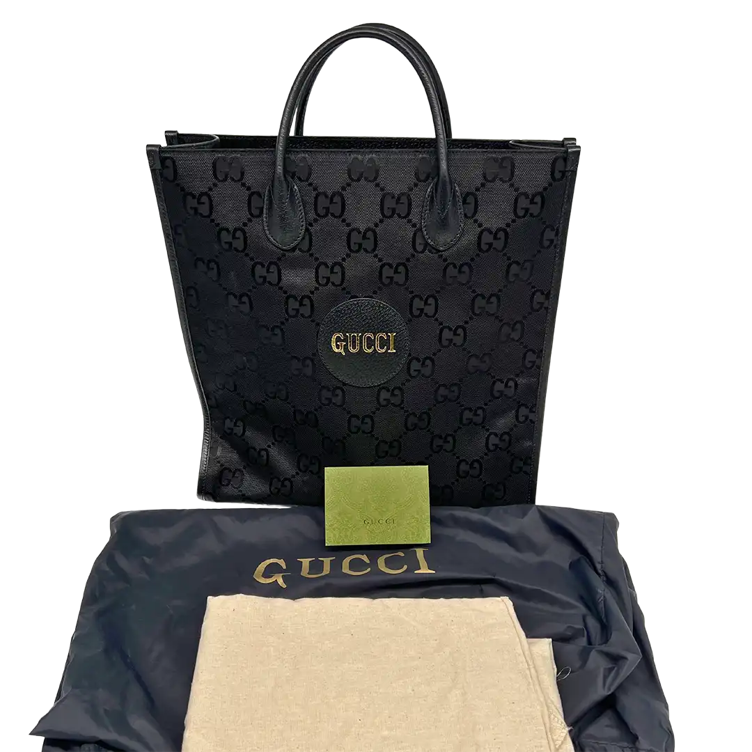 Gucci Off The Grid Shopper aus GG Supreme schwarz / neuwertig Fullset Gucci