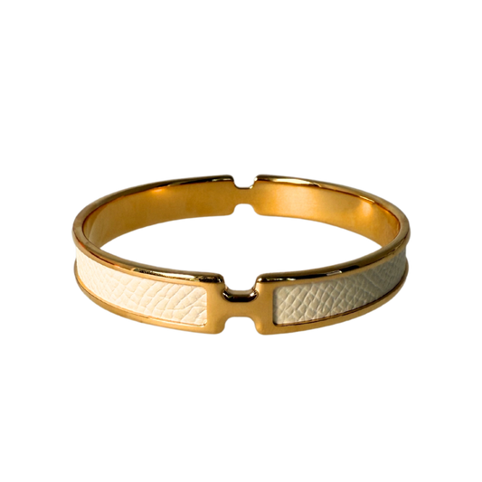 Hermès Olympe Armband Beige / neuwertig Hermès