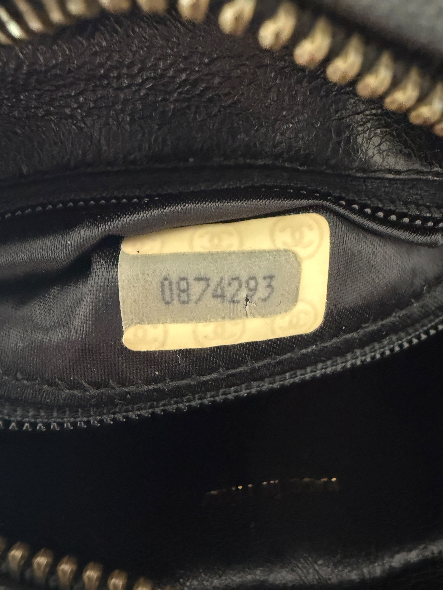 Chanel Vintage Lackleder Camerabag GHW / gut Chanel