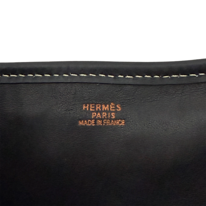 Hermès Evelyne 29 Toile Ecru Schwarz / sehr gut Hermès