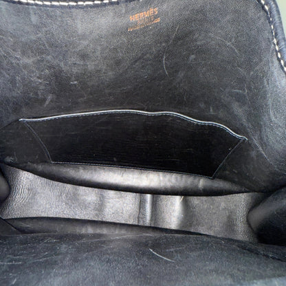 Hermès Evelyne 29 Toile Clemence 1999 Ecru Schwarz / sehr gut Hermès