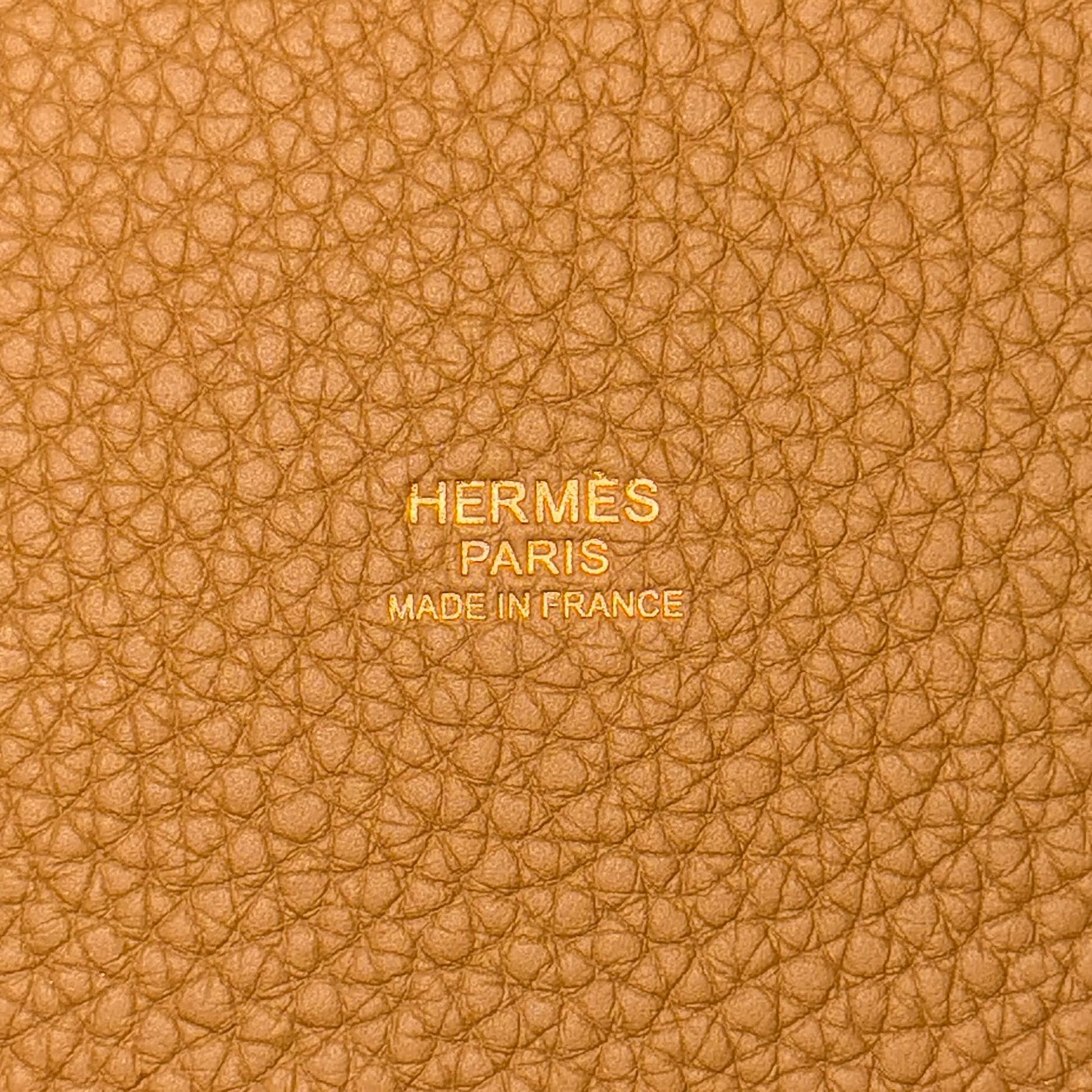 Hermès Picotin Lock 22 Taurillon Clemence RIAA40 H060991CC 4B Biscuit / neuwertig Hermès