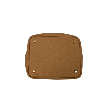 Hermès Picotin Lock 22 Taurillon Clemence RIAA40 H060991CC 4B Biscuit / neuwertig Hermès