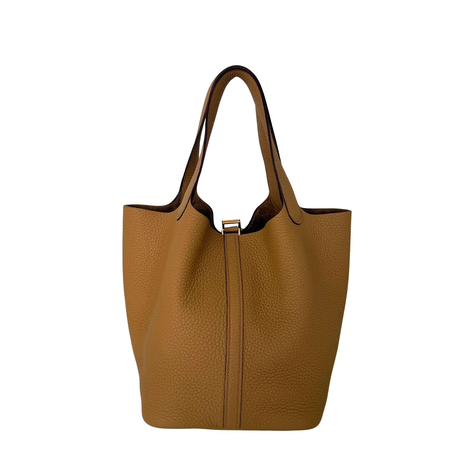 Hermès Picotin Lock 22 Taurillon Clemence RIAA40 H060991CC 4B Biscuit / neuwertig Hermès