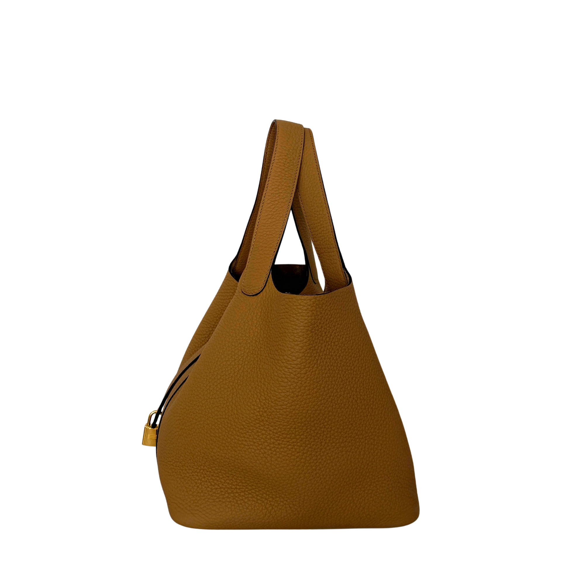 Hermès Picotin Lock 22 Taurillon Clemence RIAA40 H060991CC 4B Biscuit / neuwertig Hermès