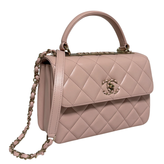 Chanel Trendy Chain CC Flap Dual Handle  Light Pink Fullset / neuwertig Chanel